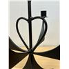Image 4 : Hand Made Metal Candelabra Candle Holder 14.25"T 11.5"W