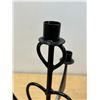 Image 5 : Hand Made Metal Candelabra Candle Holder 14.25"T 11.5"W