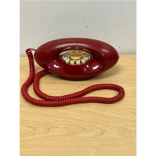 Red Vintage Retro Genie Phone Telephone - not tested
