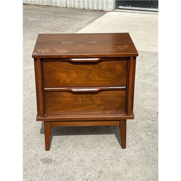 Mid Century Walnut Night Stand / Side table - Approx: 22x16" & 24"T