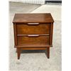 Image 1 : Mid Century Walnut Night Stand / Side table - Approx: 22x16" & 24"T