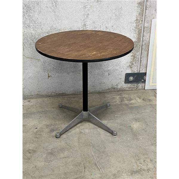 Eames? Aluminum Group Table - Approx: 29.5"W 28.5"T