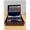 Image 2 : 72 Pcs 1847 Rogers Bros. "Daffodil" Cutlery in box - see all photos