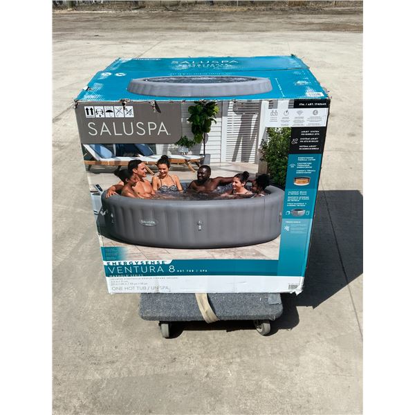Saluspa Ventura 8 Inflatable Hot Tub - see all photos for size and details