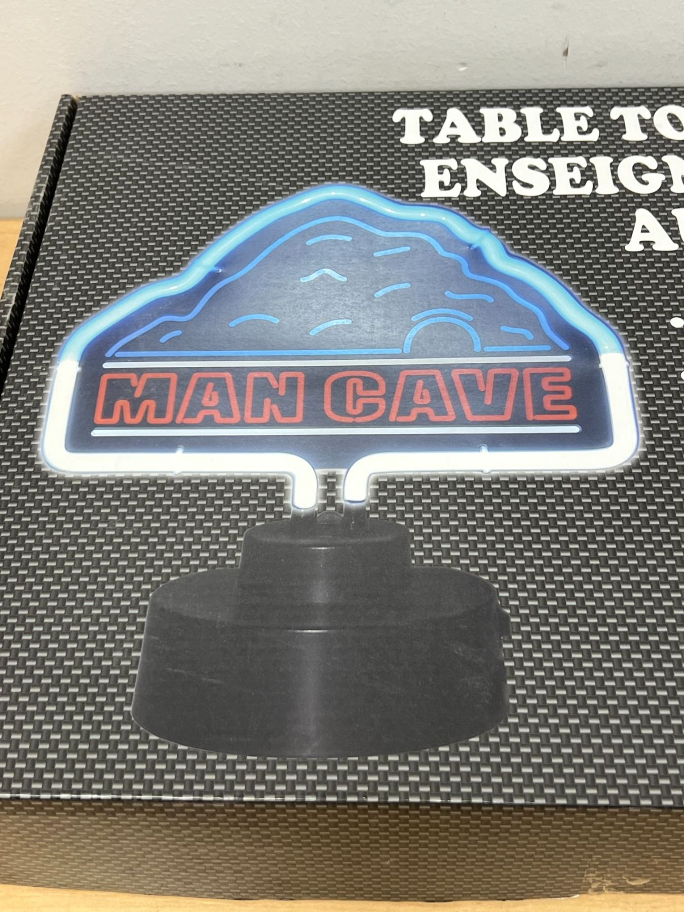 Neon Table Top Light Up Sign - see photos for size and details