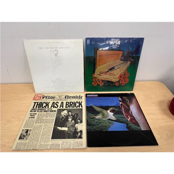 4 Vinyl LP Records - 2 Jethro Tull / Prototype / MFSB