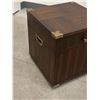 Image 5 : Amazing Vintage LP Record Storage Box - Approx: 17x17 & 18"T (see all photos)