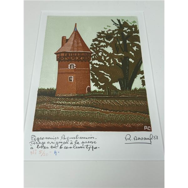 R. Devaul Framed Art - see all photos - Frame Approx: 18.75 x 14.25
