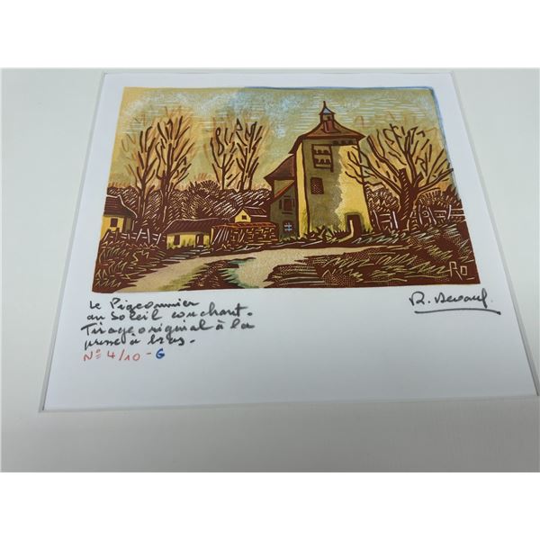 R. Devaul Framed Art - see all photos - Frame Approx: 14.75 x 14.25