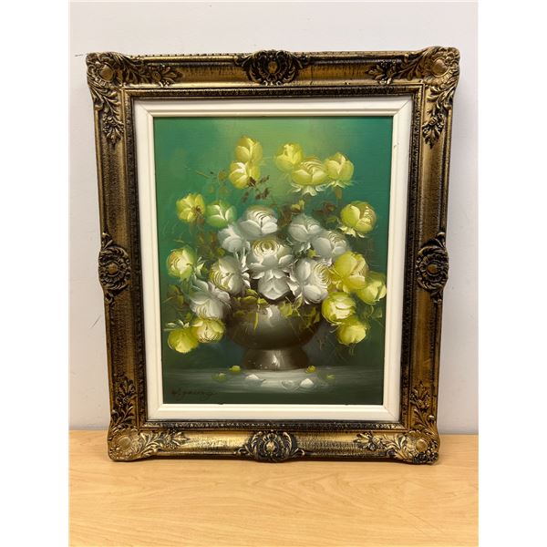 W. Young Original Floral Still Life - approx: 26.5 x 22.5" see all photos