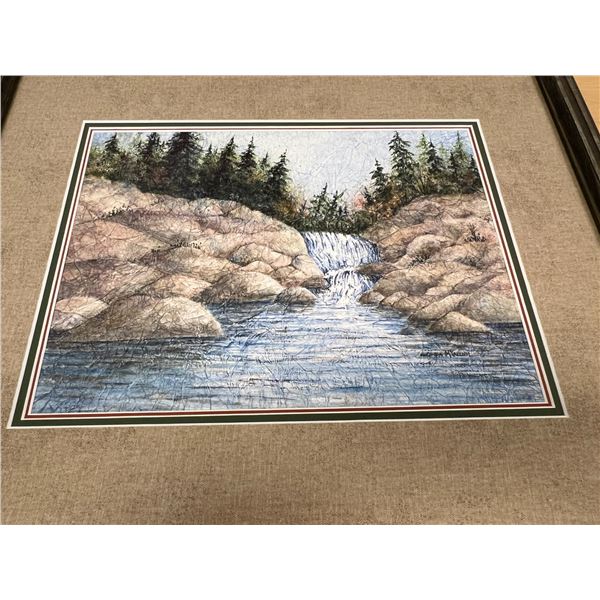 Linda McCallum "Over The Top" Watercolour with COA (20 x 23.5")