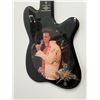 Image 2 : Elvis Guitar Shape Wall Clock 32" not tested