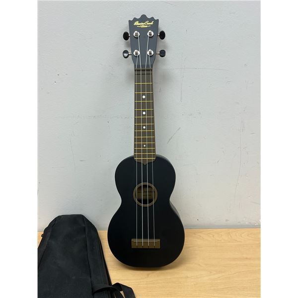 Ulina Beaver Creek Ukulele with Carry Bag BCABS-Black