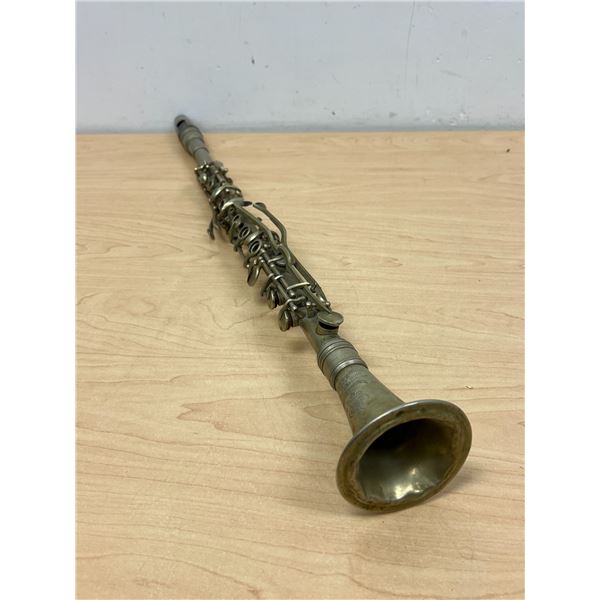 1927 Siour Robert Paris Expositions Regionales Metal Clarinet - see photos for details/condition