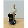 Image 6 : Ceramic Crane Vase 9.75" tall - see photos for maker / details