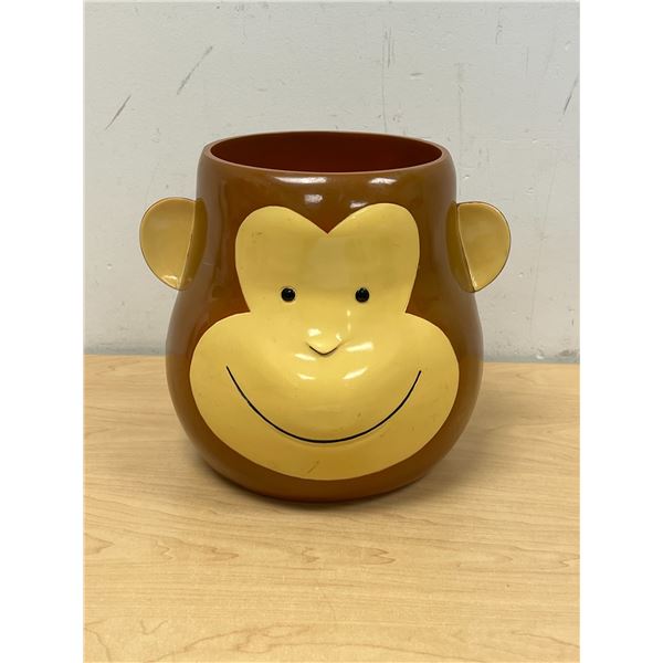Curious George? Monkey Face Waste Basket - Approx: 9"T 9"W