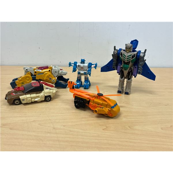 5 Vintage Transformers - played condition - see all photos