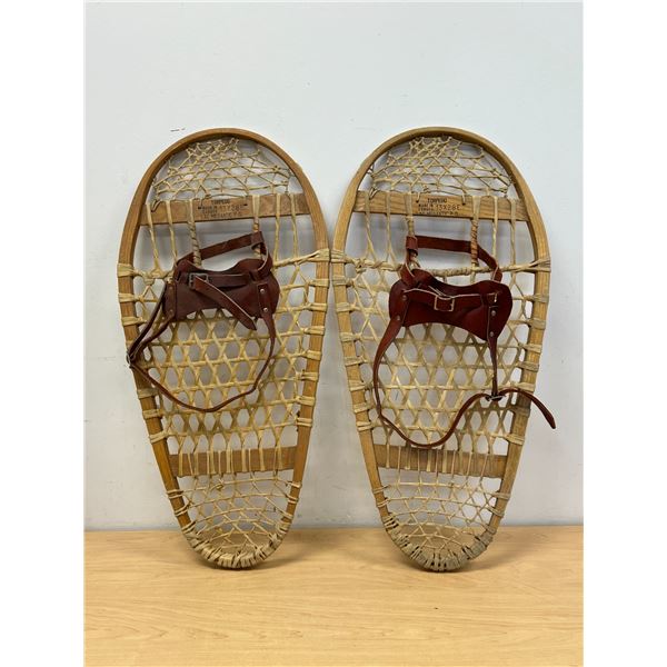 Torpedo (Canada) Wooden Snowshoes - see photos for size and details
