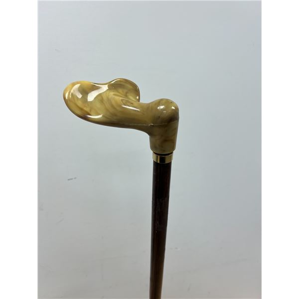 Nice Walking Stick Cane with Molded Grip 37"