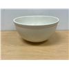 Image 1 : Huge Vintage Stoneware Dough / Mixing Bowl - About 14"W 6.5"T