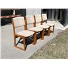 Image 1 : 4 Teak Dining Chairs - see all photos