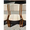 Image 4 : 4 Teak Dining Chairs - see all photos