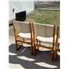 Image 7 : 4 Teak Dining Chairs - see all photos