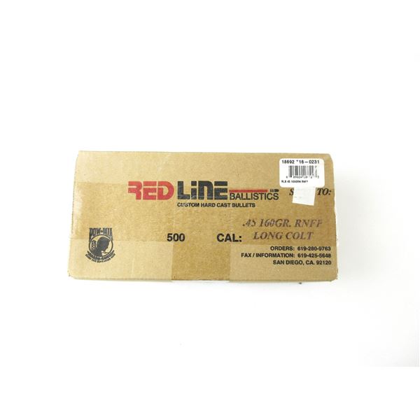 RED LINE .45 CALIBER BULLETS LOT