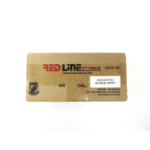 RED LINE .38 SPL BULLETS LOT
