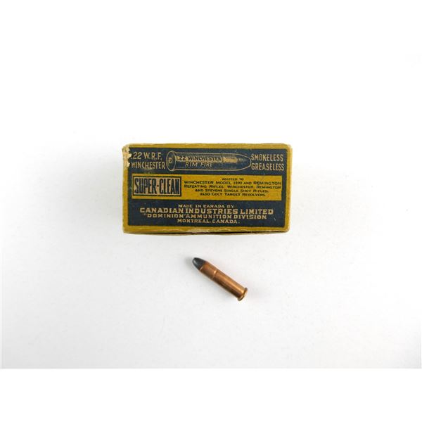 COLLECTIBLE DOMINION .22 WRF AMMO LOT