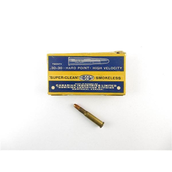COLLECTIBLE DOMINION .30-30 AMMO LOT