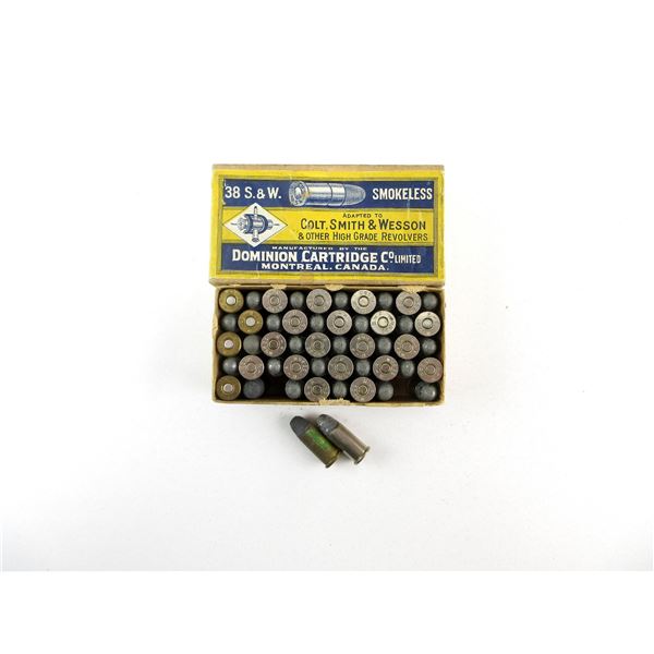 COLLECTIBLE ASSORTED .38 S&W AMMO LOT