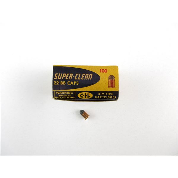 COLLECTIBLE CIL .22 BB CAPS LOT
