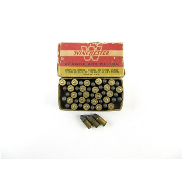 COLLECTIBLE ASSORTED .32 S&W AMMO LOT