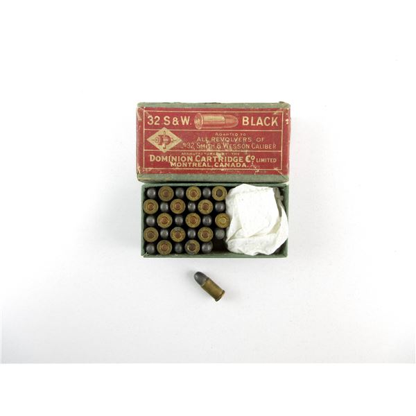 COLLECTIBLE DOMINION .32 S&W AMMO LOT
