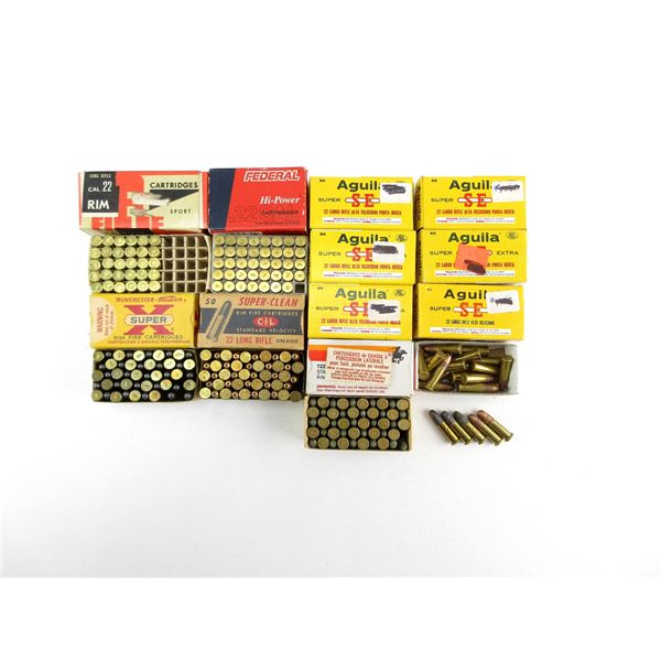 ASSORTED .22 LR AMMO LOT