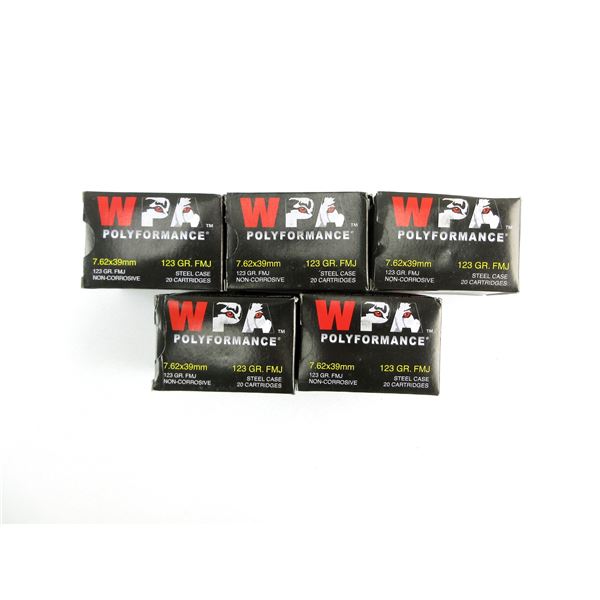 WPA 7.62X39MM AMMO LOT