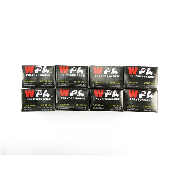 WPA 7.62X39MM AMMO LOT