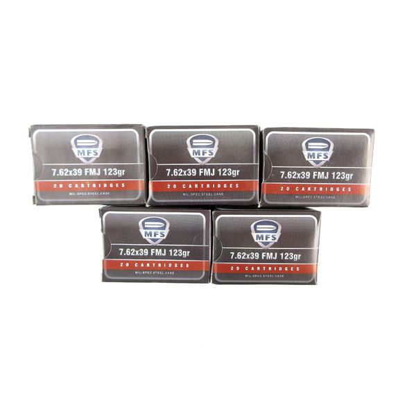 MFS 7.62X39MM AMMO LOT
