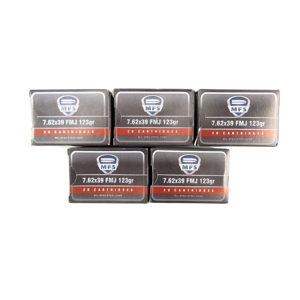 MFS 7.62X39MM AMMO LOT