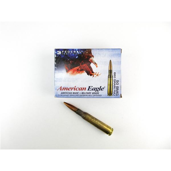 AMERICAN EAGLE .50 BMG AMMO LOT