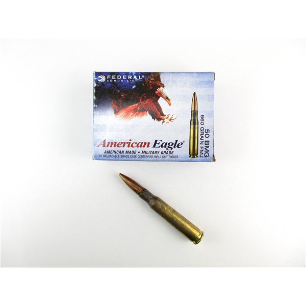 AMERICAN EAGLE .50 BMG AMMO LOT