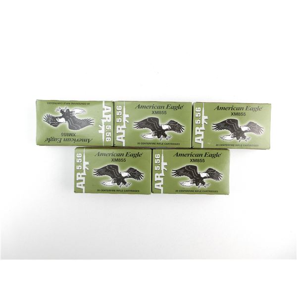 AMERICAN EAGLE 5.56X45MM XM855 AMMO LOT