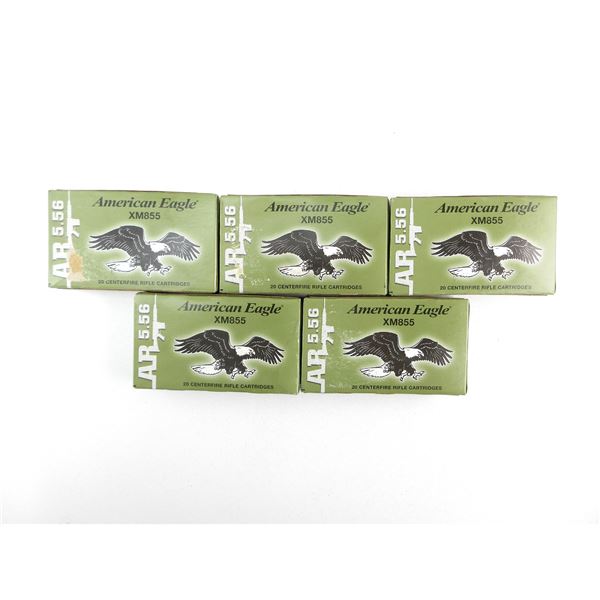AMERICAN EAGLE 5.56X45MM XM855 AMMO LOT