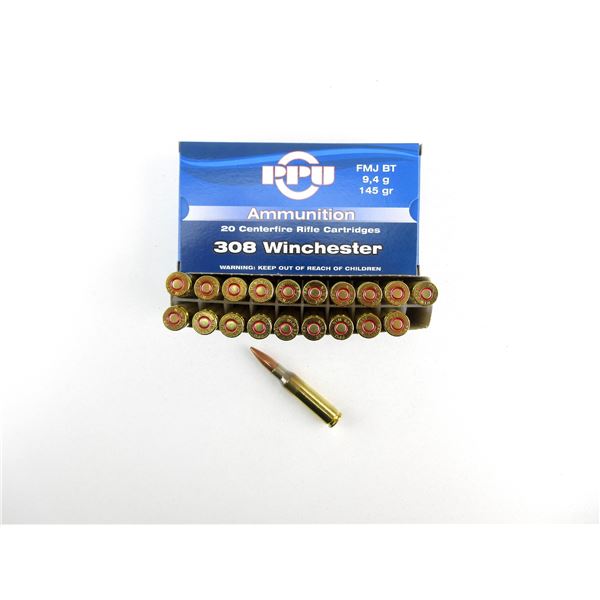 PPU .308 WIN AMMO LOT