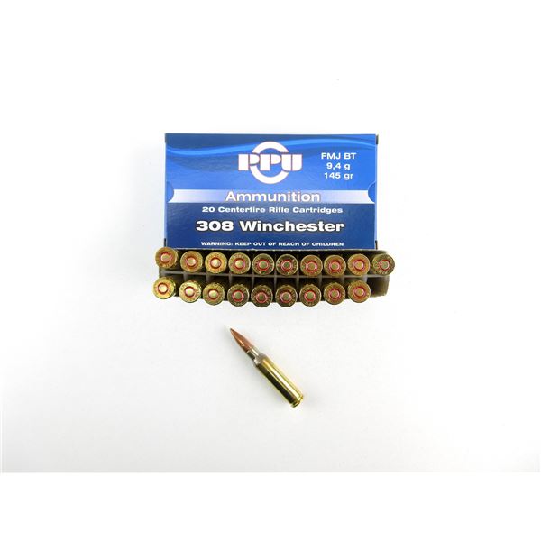 PPU .308 WIN AMMO LOT