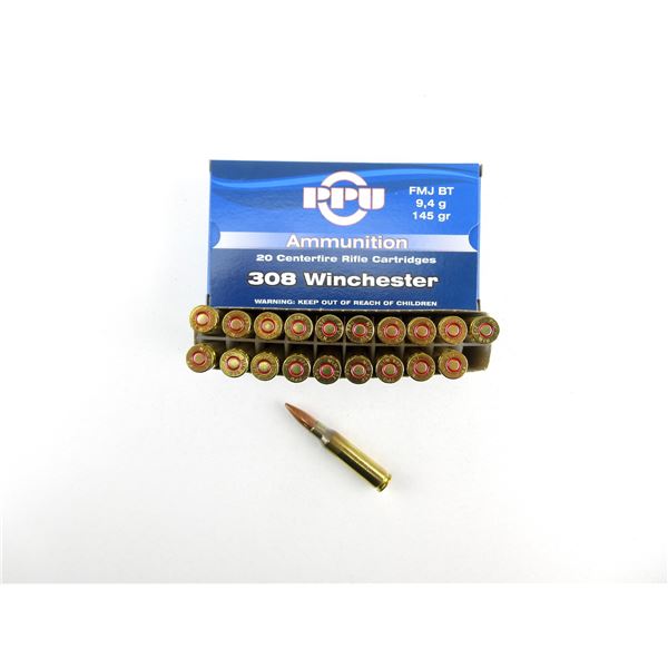PPU .308 WIN AMMO LOT