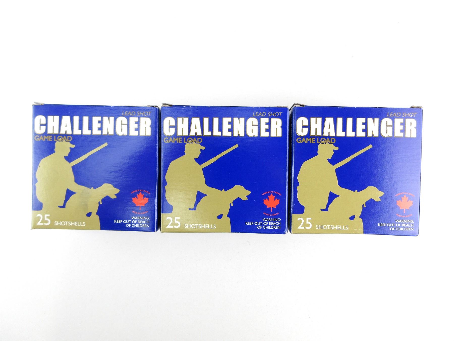 CHALLENGER 12 GAUGE 2 3/4" MAGNUM SHOT SHELL AMMO LOT