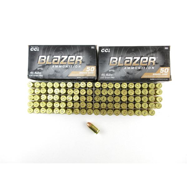 BLAZER .45 AUTO AMMO LOT