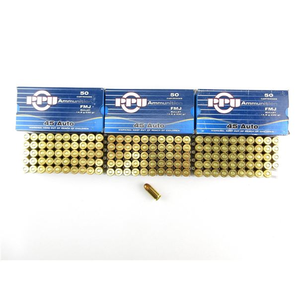 PPU .45 AUTO AMMO LOT